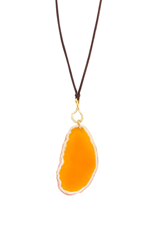 Exclusive Sienna Yellow Agate Necklace