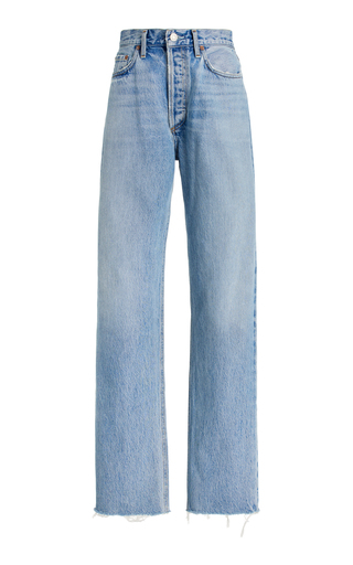 Lana Rigid Mid-Rise Straight-Leg Jeans