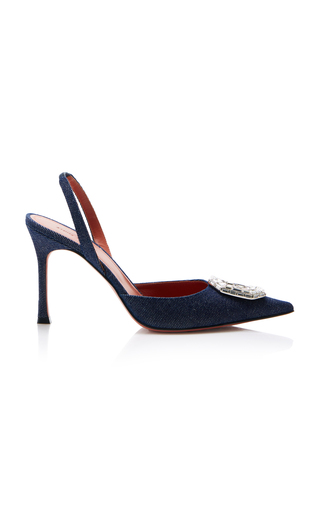 Camelia Denim Slingback Pumps