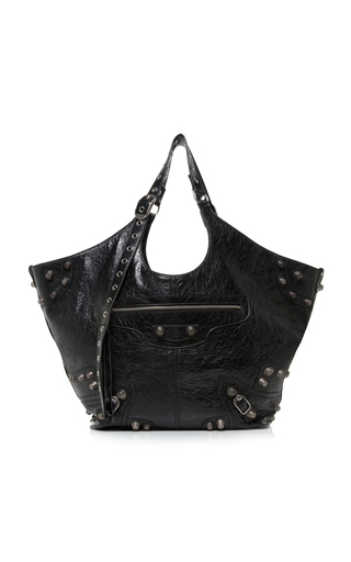 Monaco Chain Crushed Leather Tote bag