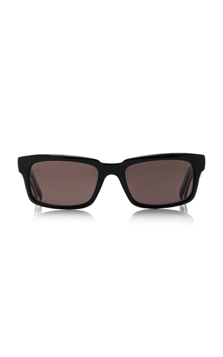 Rectangular-Frame Acetate Sunglasses