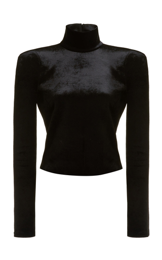 Velvet Turtleneck Bodysuit