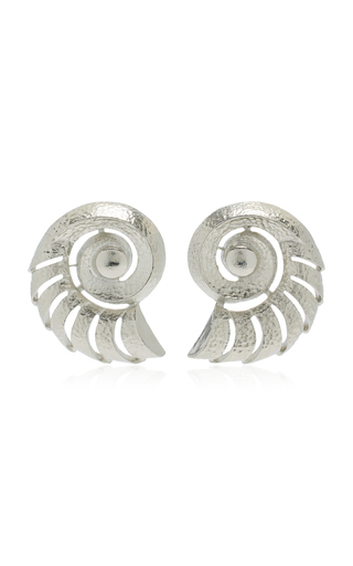 Exclusive Summer Silver-Tone Shell Earrings