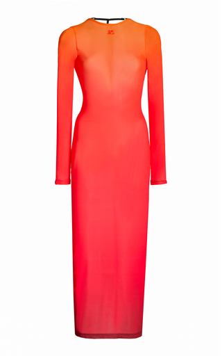 Gradient Sunset Second-Skin Dress