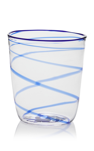 Handmade Striped Glass Tumbler