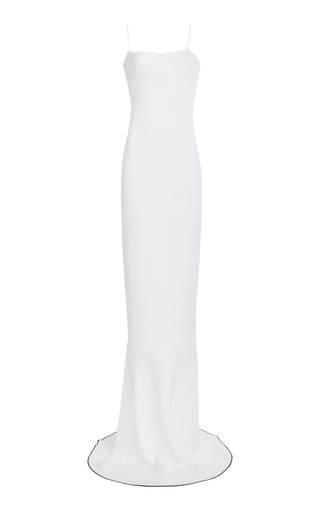 Aro Asymmetric Fold-Over Gown