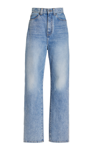 Albi Rigid High-Rise Straight-Leg Jeans