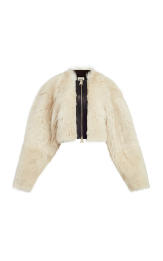 Gracell Cropped Fur Jacket