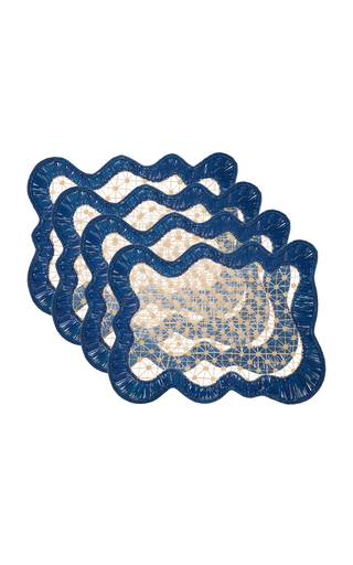 Set-of-Four Pollera Raffia Placemats