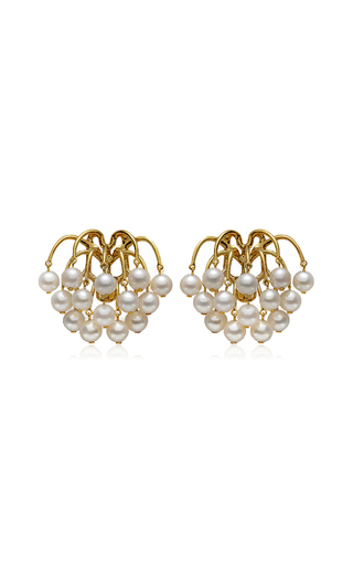 18k Yellow Gold Achille Earrings