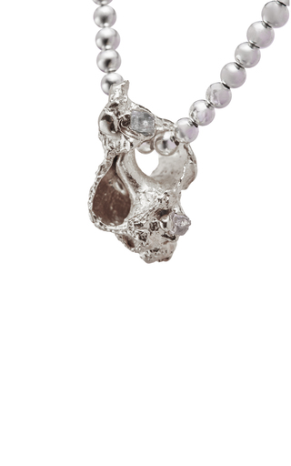 Una Caracola Bolas Sterling Silver Necklace